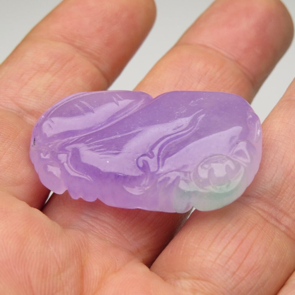 Jade Hand Made Carved Pendant